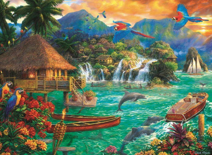 Puzzle Trefl 3000 Insula Vieții  [2]