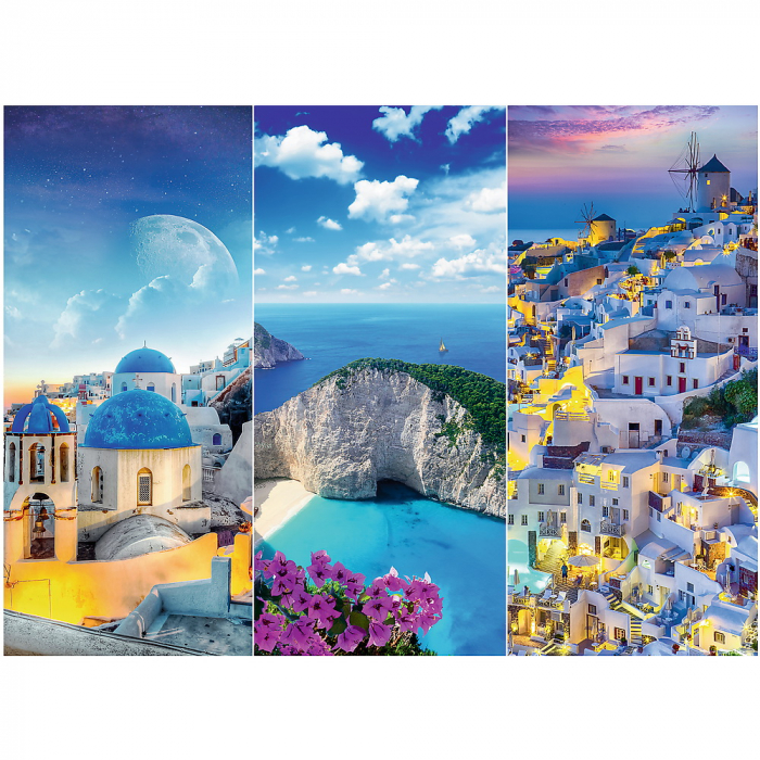 Puzzle Trefl 3000 Vacanță în Grecia  [2]