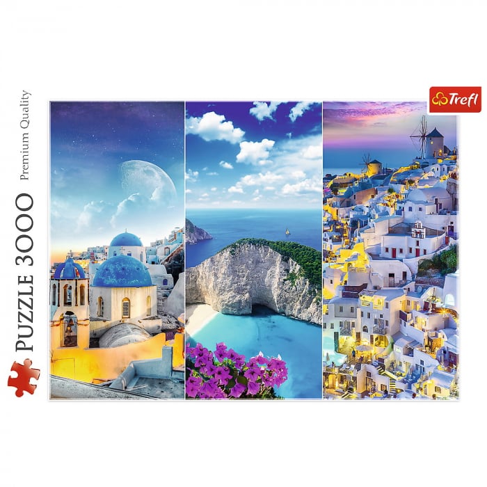 Puzzle Trefl 3000 Vacanță în Grecia  [3]