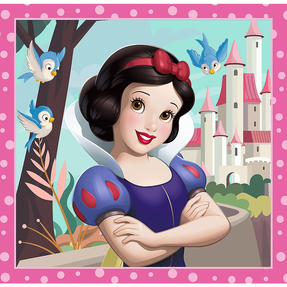 PUZZLE TREFL 3IN1 DISNEY PRINCESS FLORI MINUNATE [4]