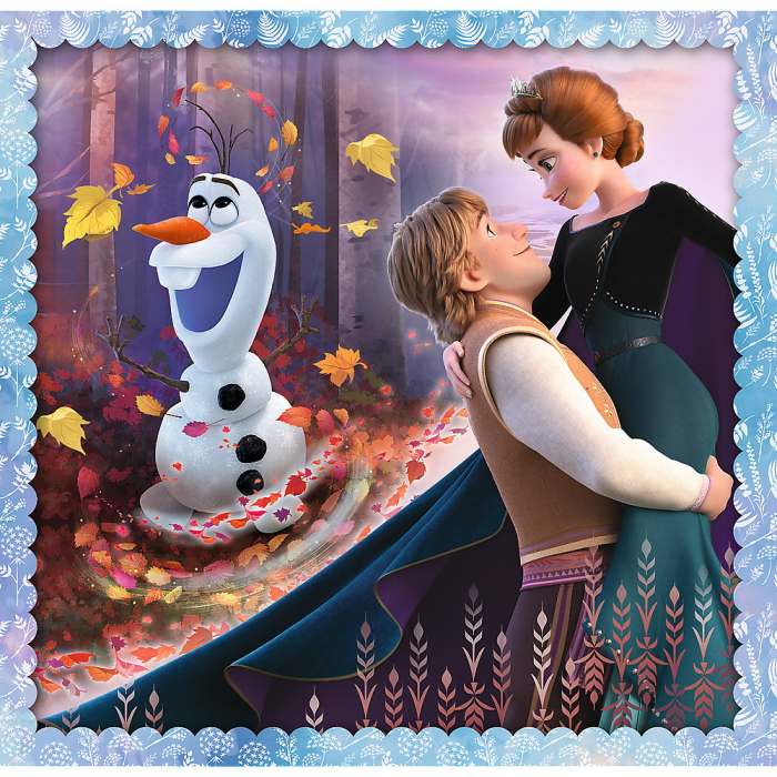 Puzzle Trefl 3 în 1 Frozen 2, Regatul de Gheață  [4]