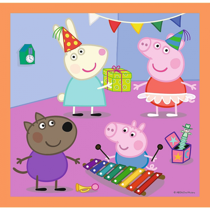 Puzzle Trefl 3 în 1 Inventiva Peppa Pig  [3]