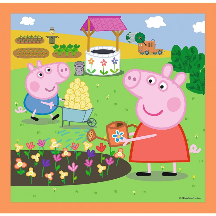 Puzzle Trefl 3 în 1 Inventiva Peppa Pig  [2]