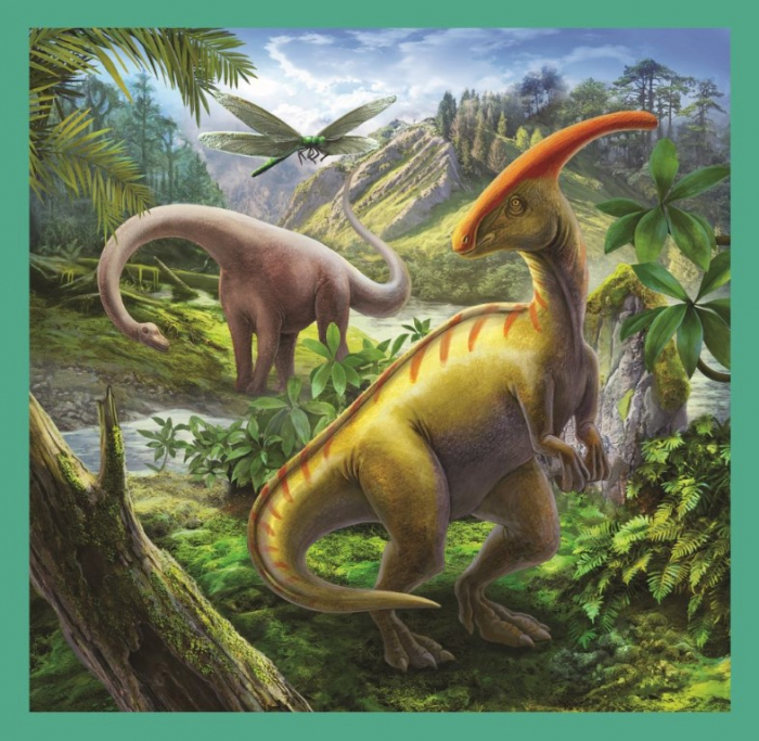Puzzle Trefl 3in1 Lumea Extraordinară a Dinozaurilor [4]