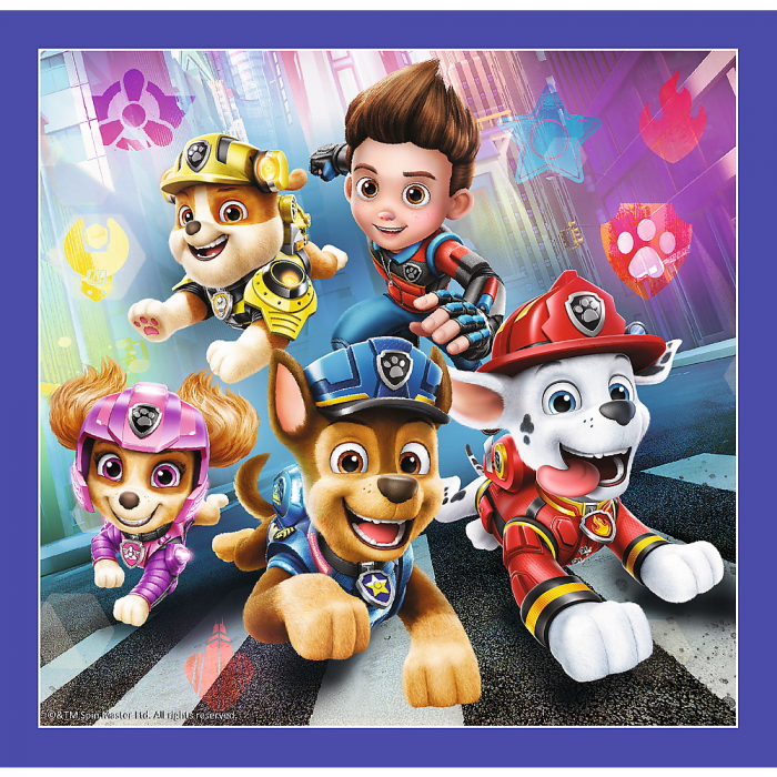 Puzzle Trefl 3in1 Patrula Cățelușilor Gata de Acțiune  [4]