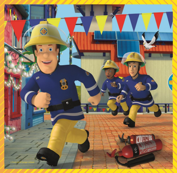 Puzzle Trefl 3in1 Pompierul Sam  [2]