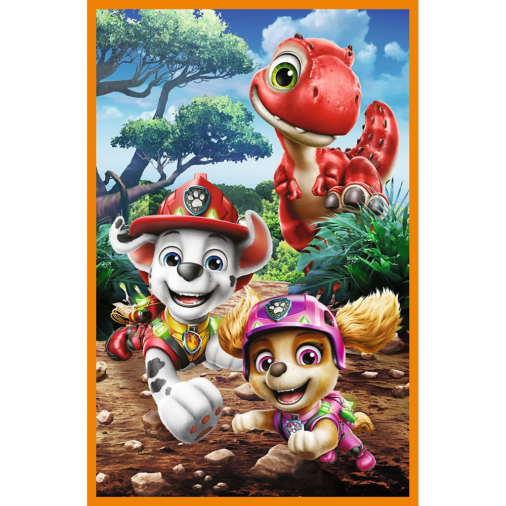 PUZZLE TREFL 3X80 PATRULA CATELUSILOR EROII DINOZAURILOR [4]