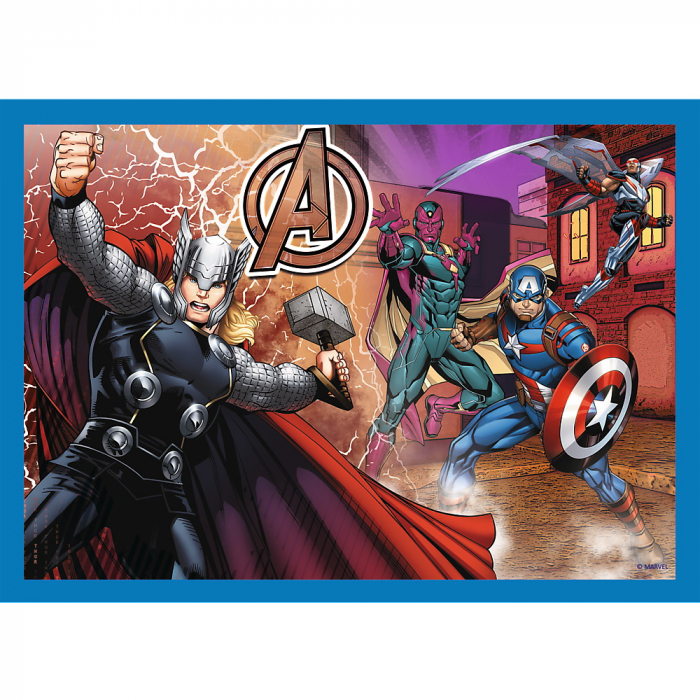 Puzzle Trefl 4 în 1 Avengers - Răzbunătorii Curajoși  [3]