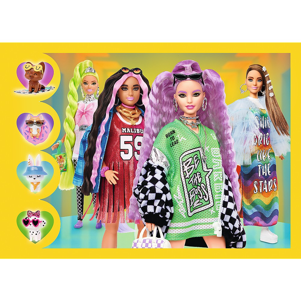 Puzzle Trefl 4 în 1 - Barbie: Minunata Lume [3]