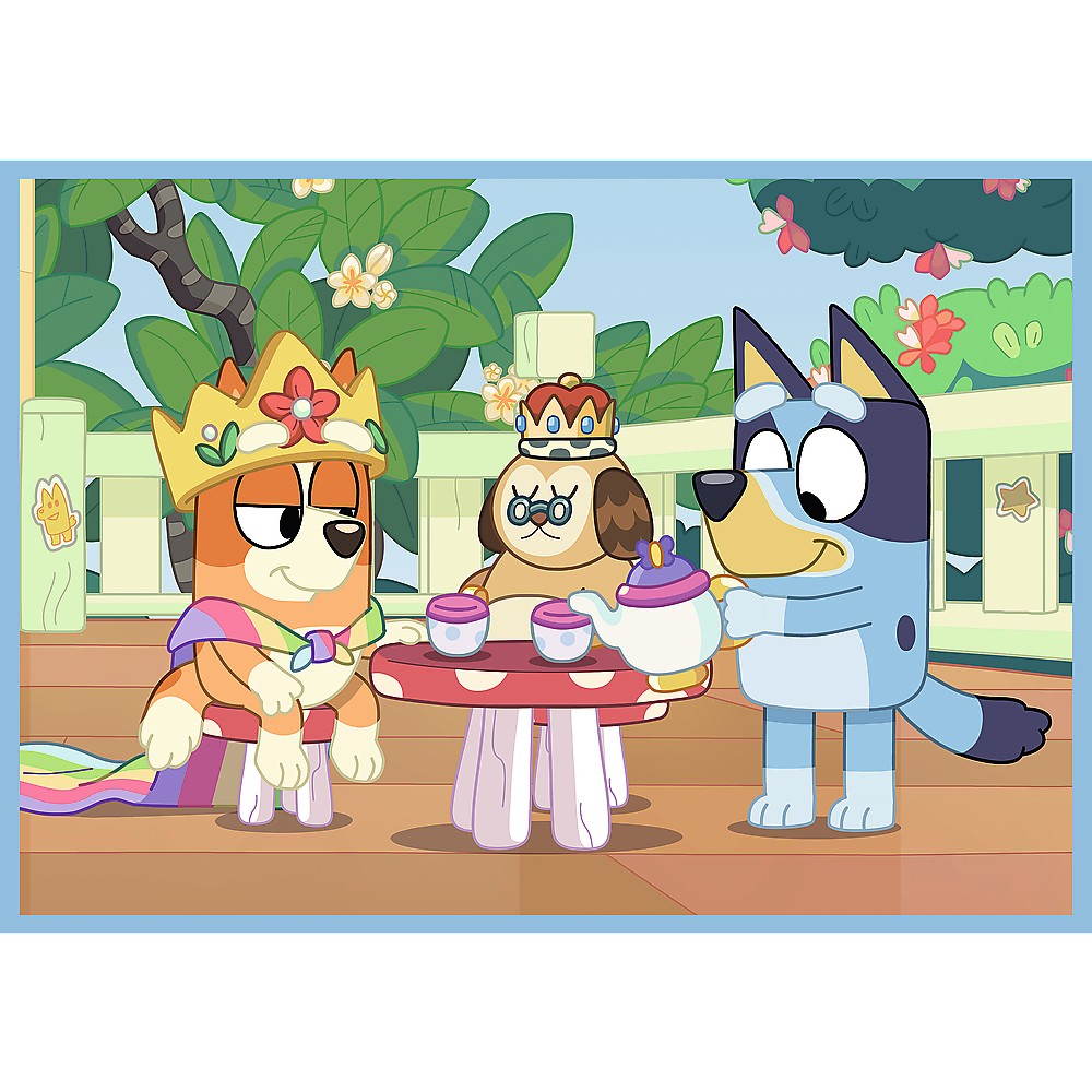 Puzzle Trefl 4 în 1, Bluey și Lumea Ei [3]