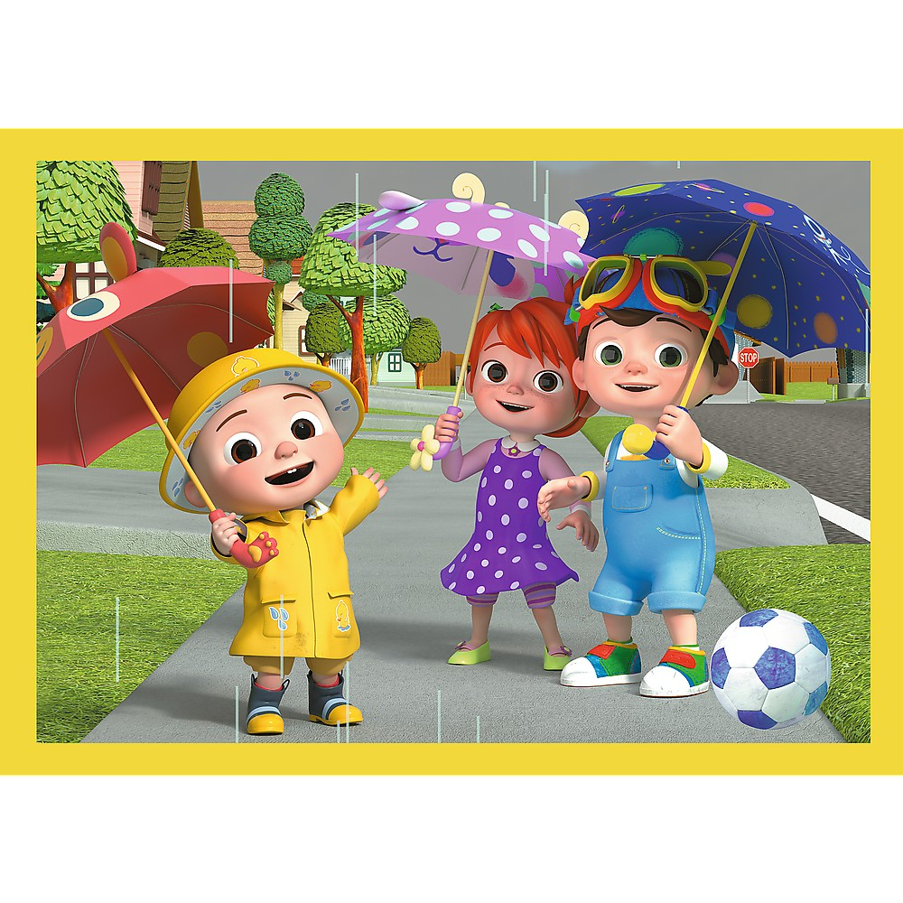 Puzzle Trefl 4 în 1, Cocomelon - Prezentarea Familiei [3]