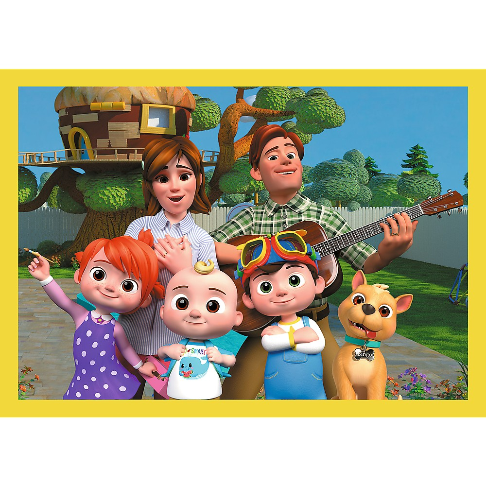 Puzzle Trefl 4 în 1, Cocomelon - Prezentarea Familiei [2]
