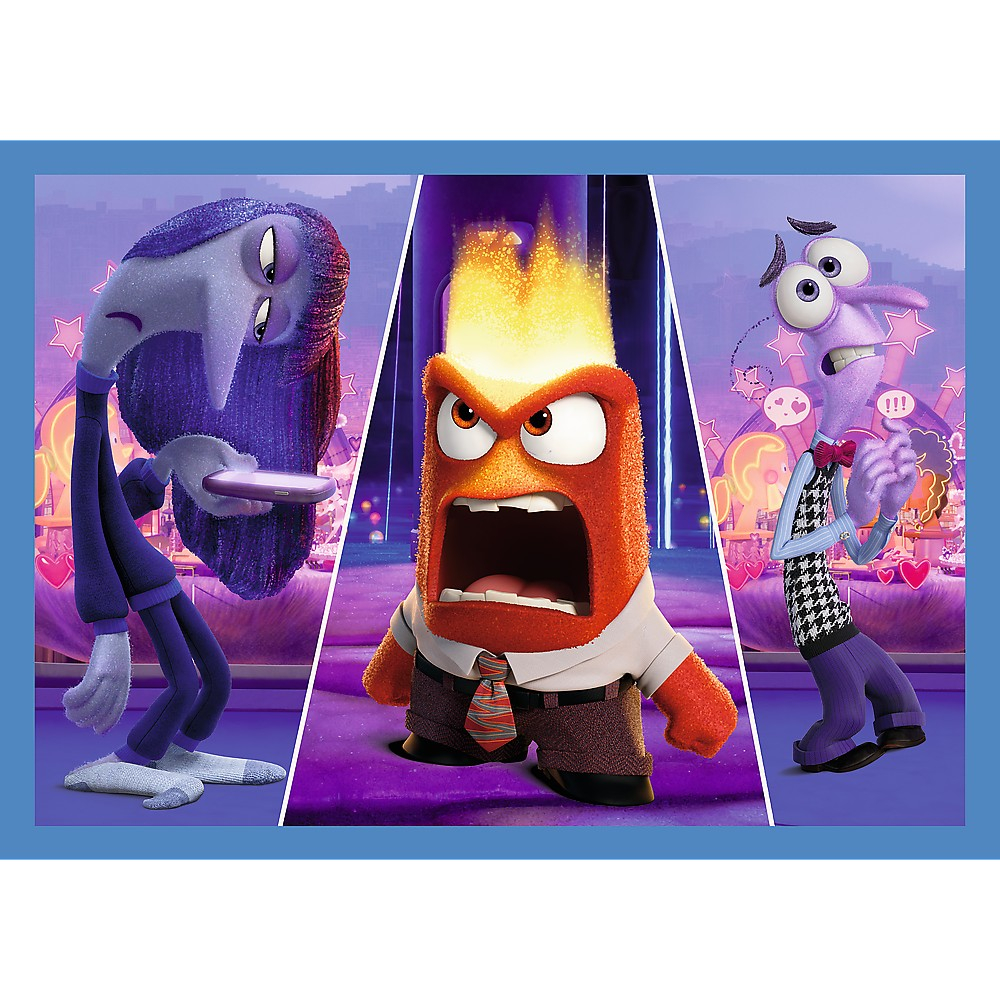 PUZZLE TREFL 4IN1 DISNEY INSIDE OUT 2 O LUME PLINA DE EMOTII [5]