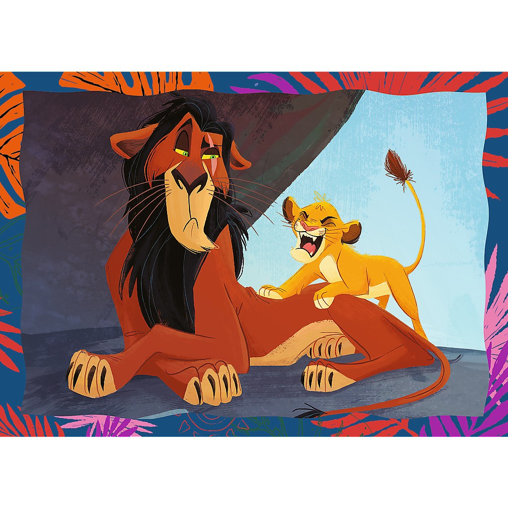 PUZZLE TREFL 4IN1 DISNEY REGELE LEU [4]