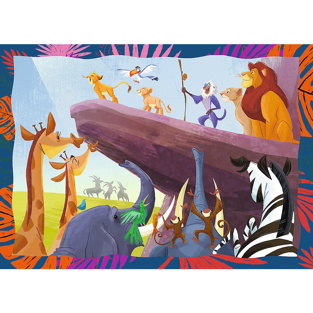 PUZZLE TREFL 4IN1 DISNEY REGELE LEU [5]