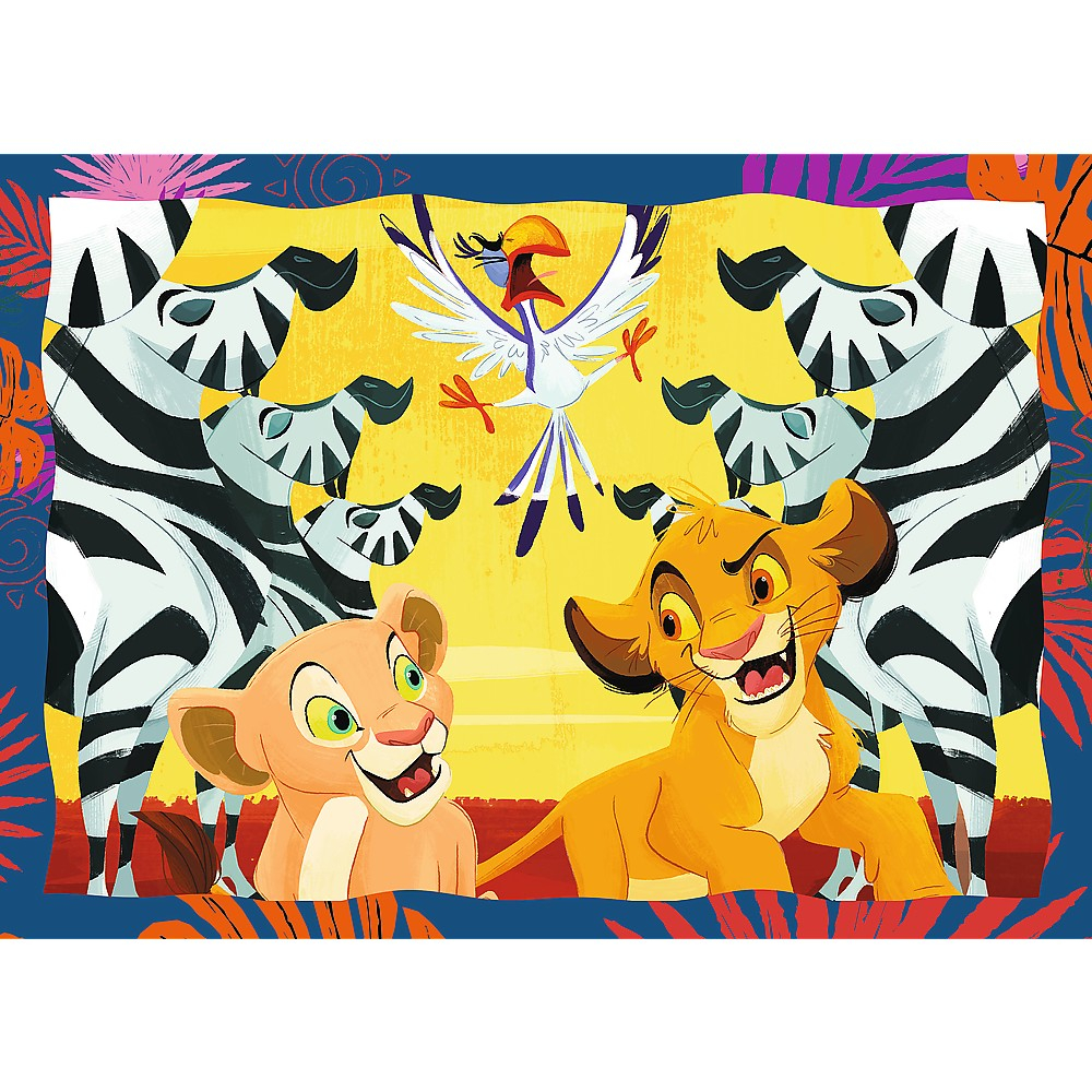 PUZZLE TREFL 4IN1 DISNEY REGELE LEU [3]