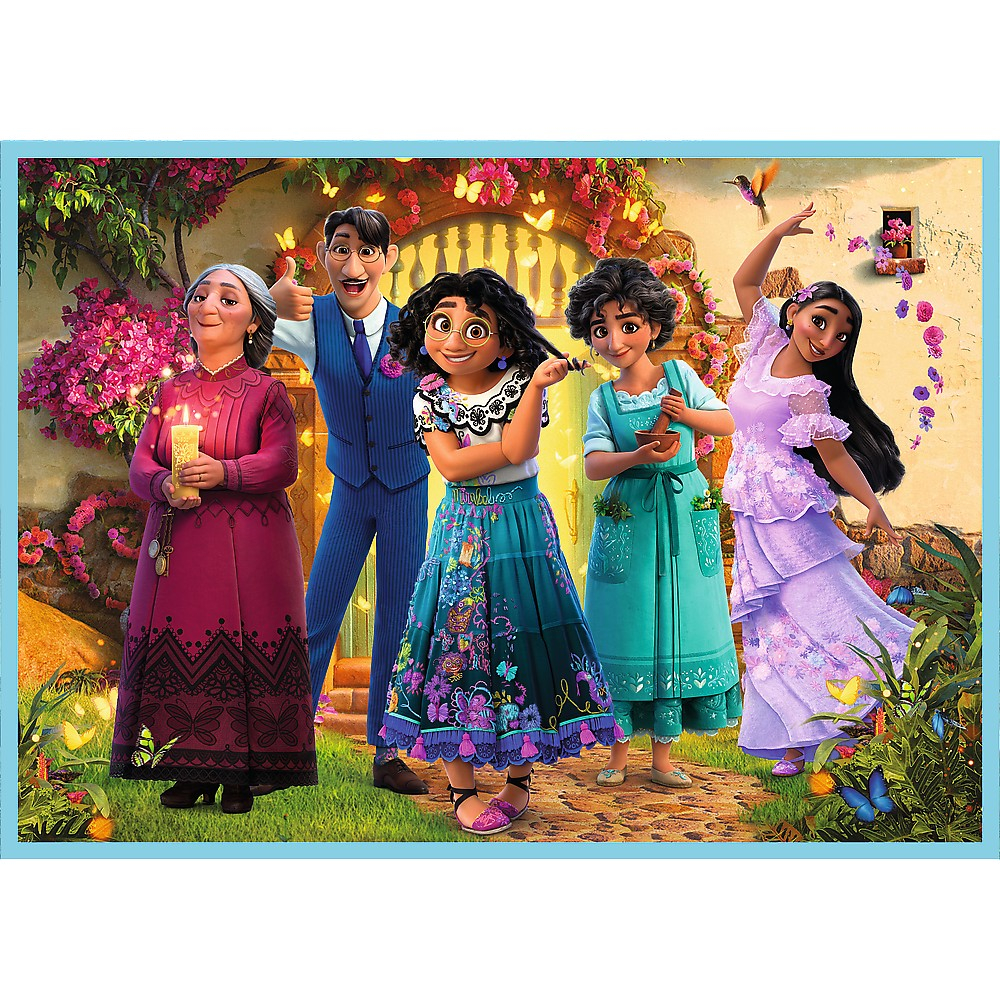 Puzzle Trefl 4 în 1, Encanto - Lumea Magică [4]
