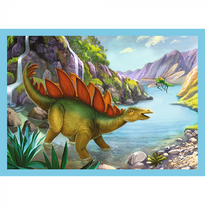 Puzzle Trefl 4in1 Lumea Dinozaurilor  [2]