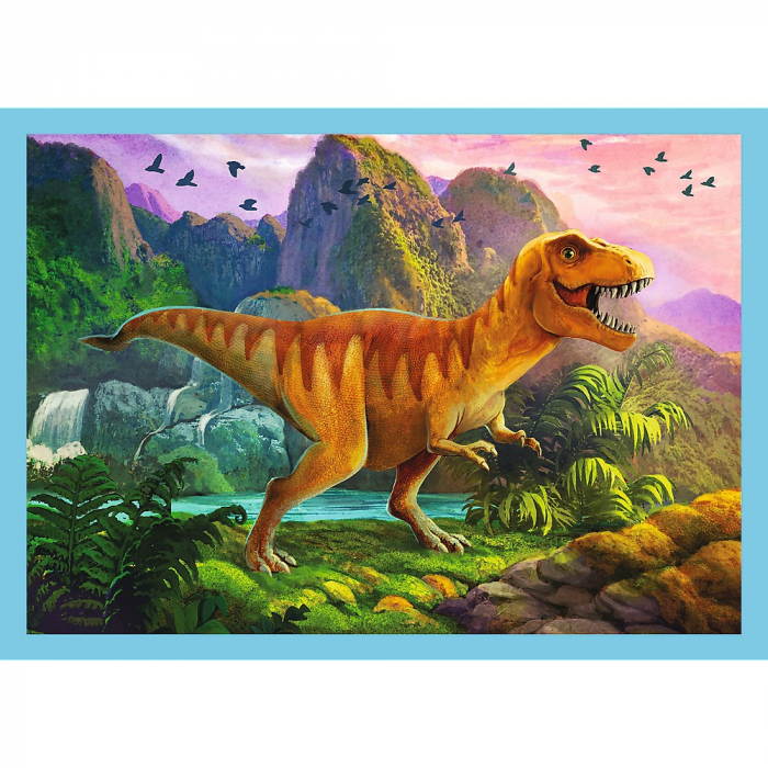 Puzzle Trefl 4in1 Lumea Dinozaurilor  [4]