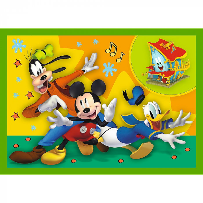 Puzzle Trefl 4in1 Mickey Mouse și Prietenii  [3]