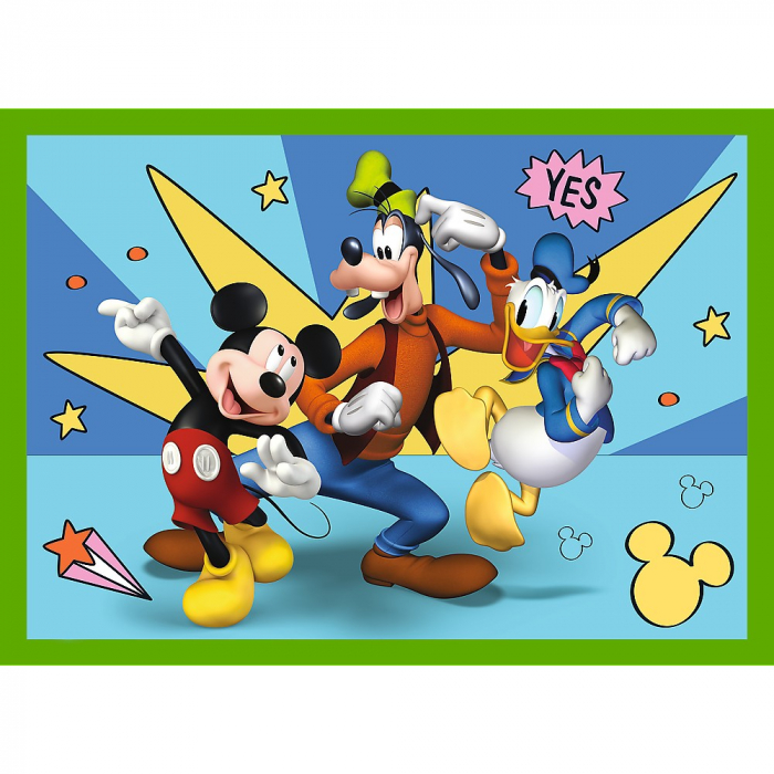Puzzle Trefl 4in1 Mickey Mouse și Prietenii  [2]