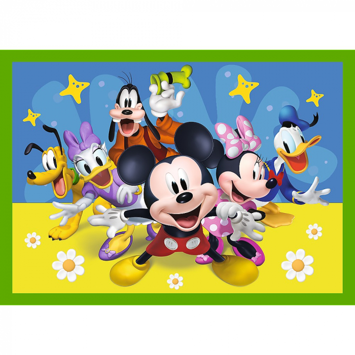 Puzzle Trefl 4in1 Mickey Mouse și Prietenii  [5]