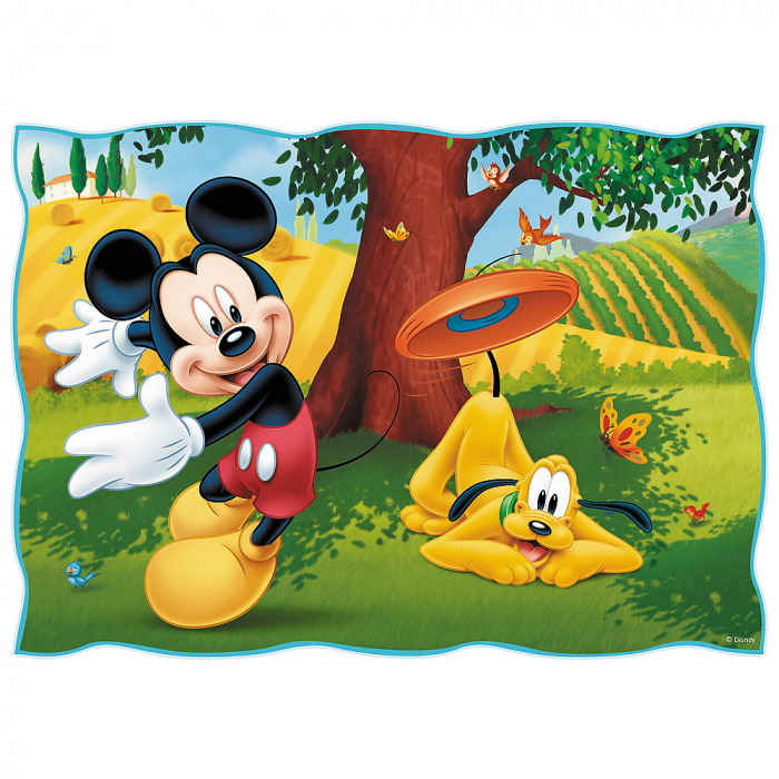 Puzzle Trefl 4in1 Mickey Mouse Ziua Deosebită  [2]