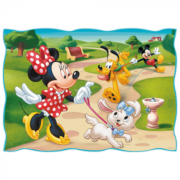 Puzzle Trefl 4in1 Mickey Mouse Ziua Deosebită  [5]