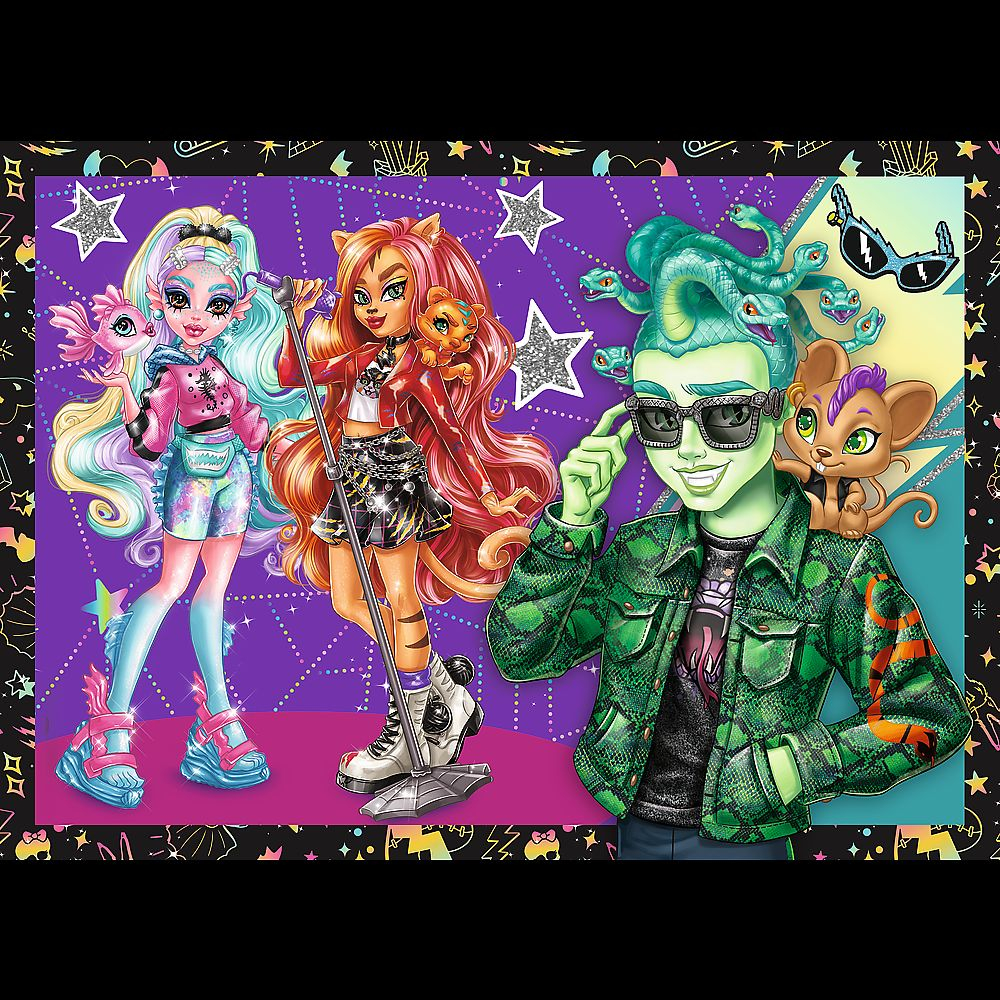 PUZZLE TREFL 4IN1 MONSTER HIGH O ZI ELECTRIZANTA [4]