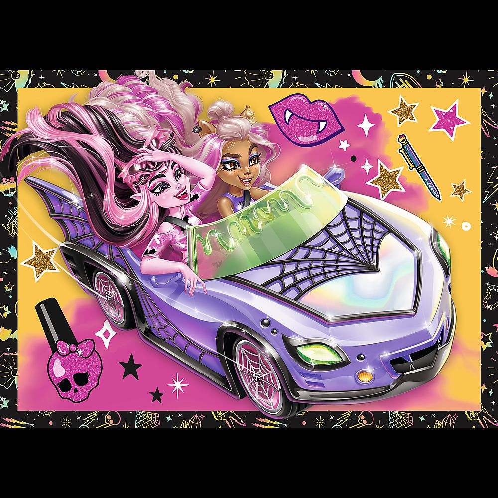 PUZZLE TREFL 4IN1 MONSTER HIGH O ZI ELECTRIZANTA [3]