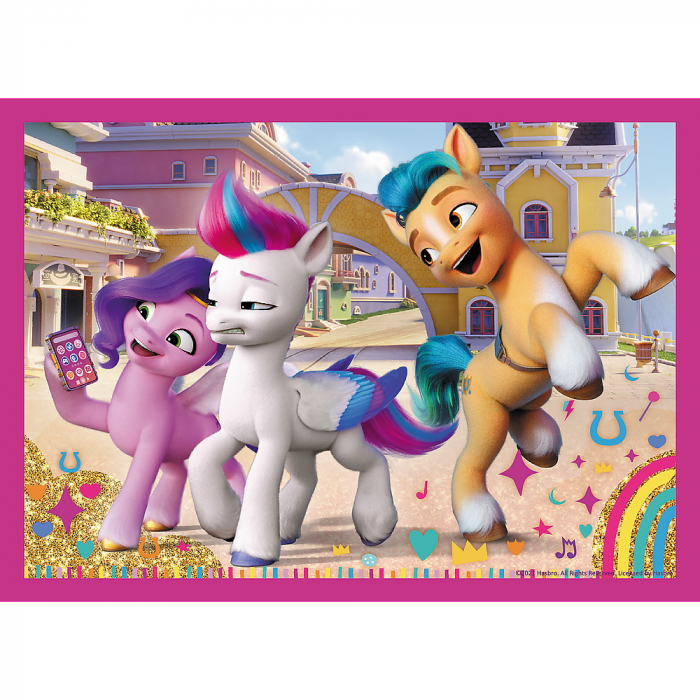 Puzzle Trefl 4 în 1 My Little Pony - Poneii Colorați  [4]