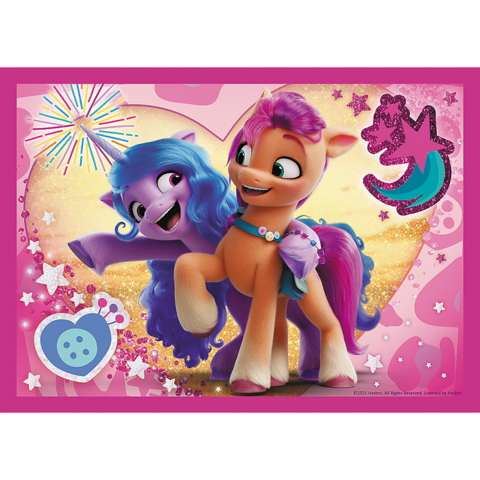 Puzzle Trefl 4 în 1 My Little Pony - Poneii Colorați  [2]