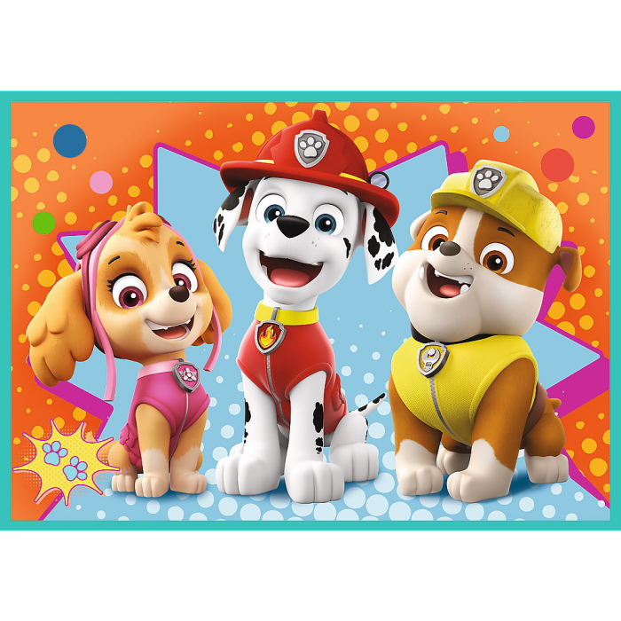 Puzzle Trefl 4 în 1 Patrula Cățelușilor  [5]