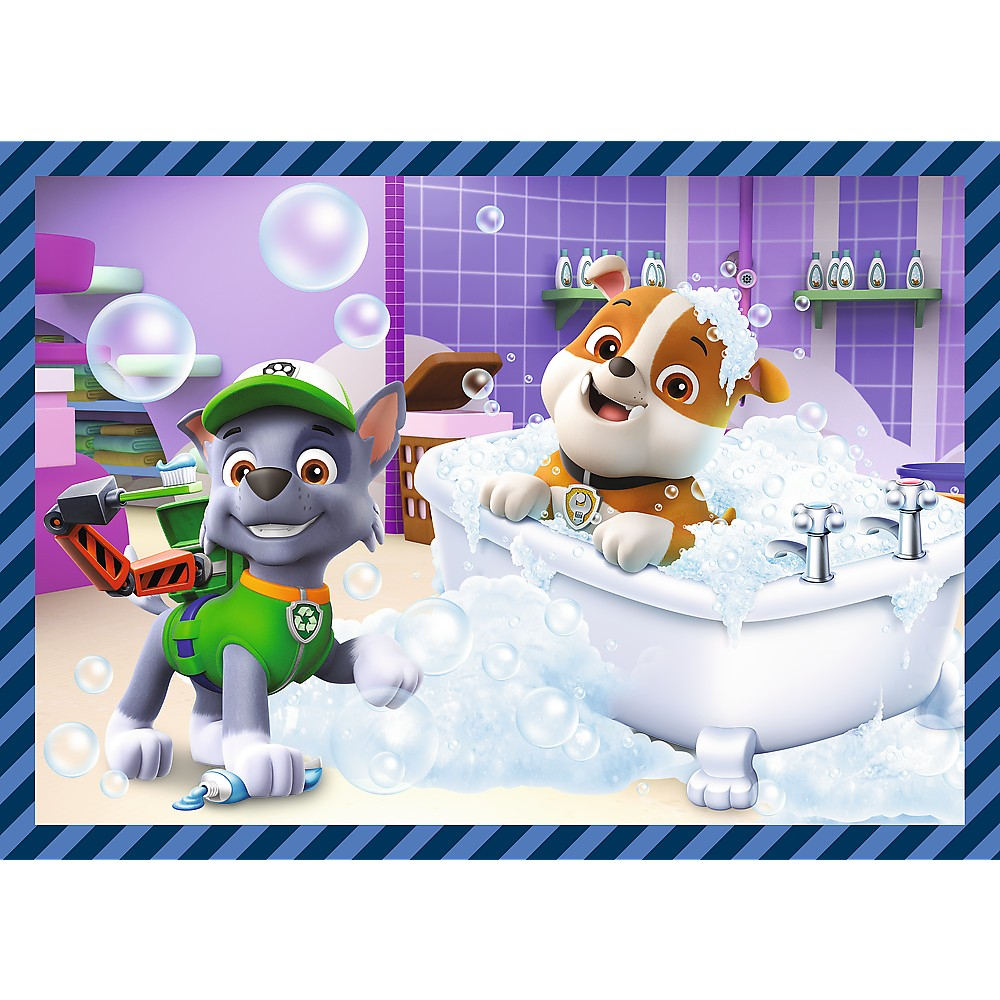 PUZZLE TREFL 4IN1 PATRULA CATELUSILOR ACTIVITATILE ZILNICE ALE ECHIPEI [4]