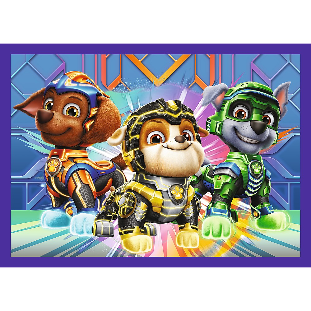 PUZZLE TREFL 4IN1 PATRULA CATELUSILOR MIGHTY MOVIE EROII [5]