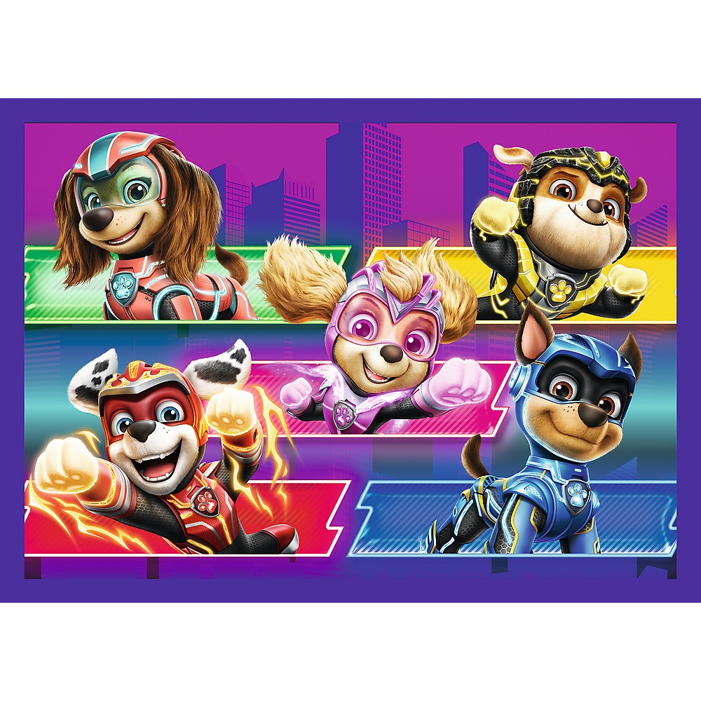 PUZZLE TREFL 4IN1 PATRULA CATELUSILOR MIGHTY MOVIE EROII [3]
