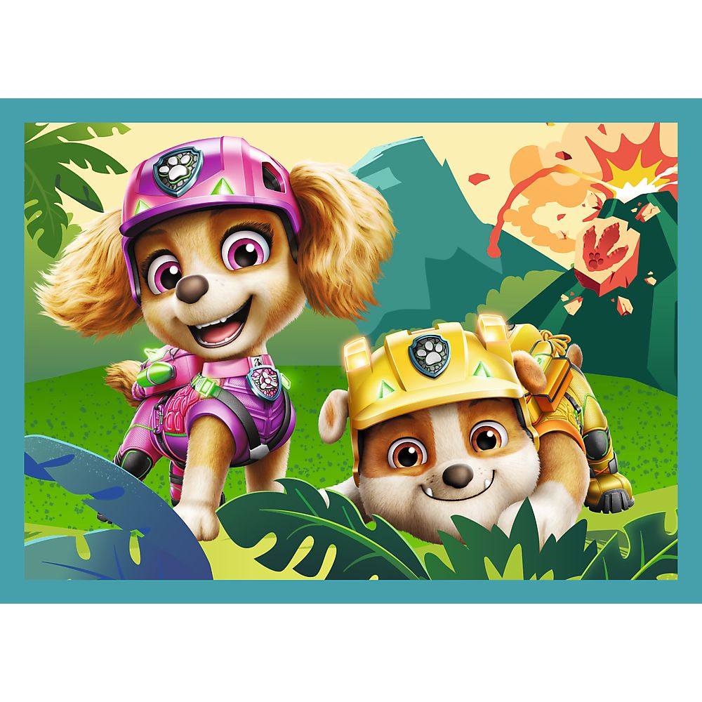 PUZZLE TREFL 4IN1 PATRULA CATELUSILOR POVESTI DE PE INSULA DINOZAURILOR [2]