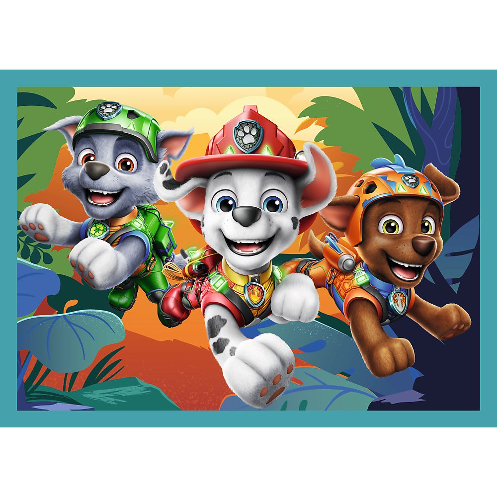 PUZZLE TREFL 4IN1 PATRULA CATELUSILOR POVESTI DE PE INSULA DINOZAURILOR [5]