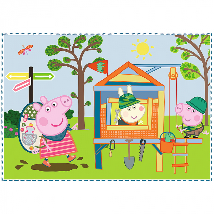 Puzzle Trefl 4 în 1 Peppa Pig  [5]