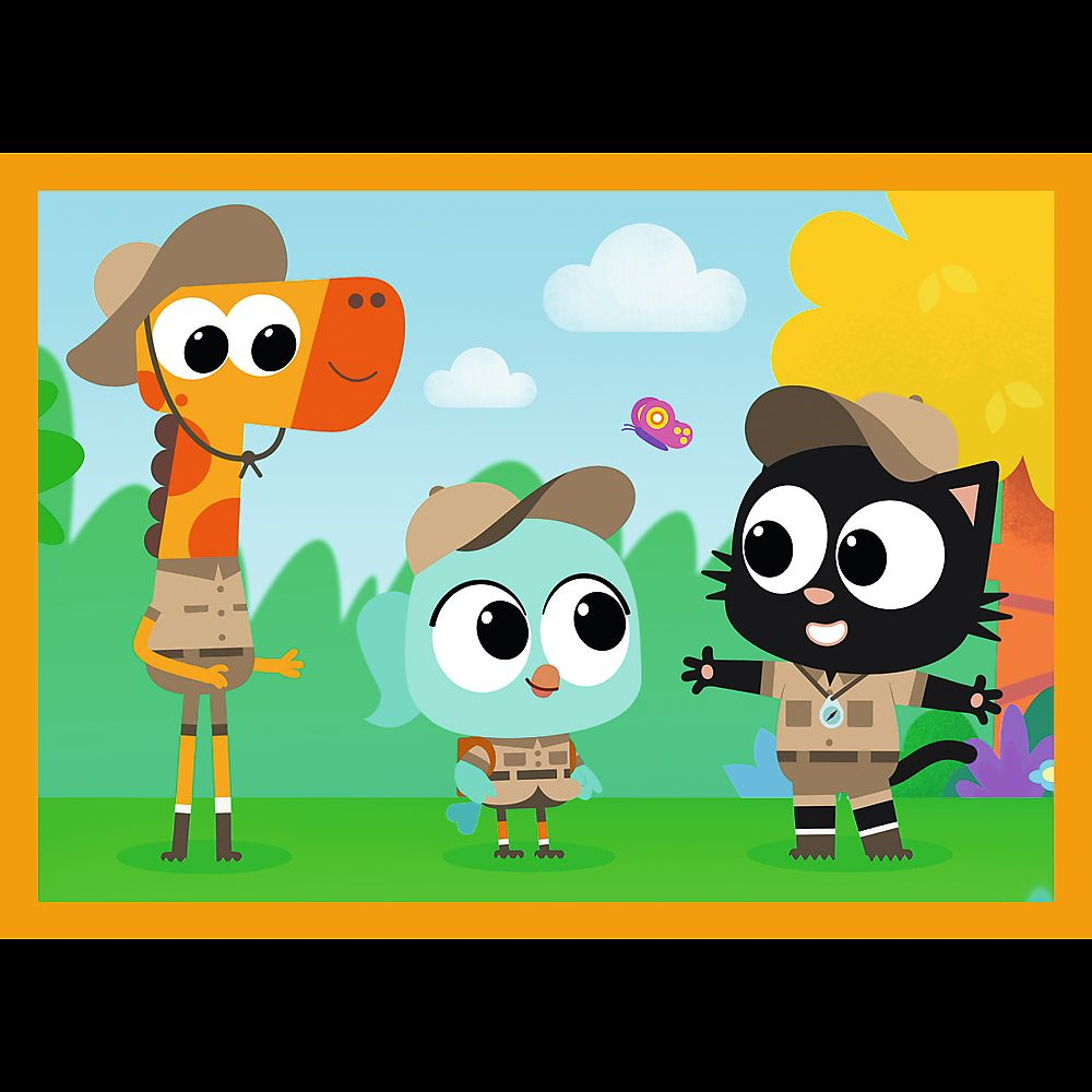 PUZZLE TREFL 4IN1 PLANETA MILO INTALNIRE CU MILO SI PRIETENII [2]