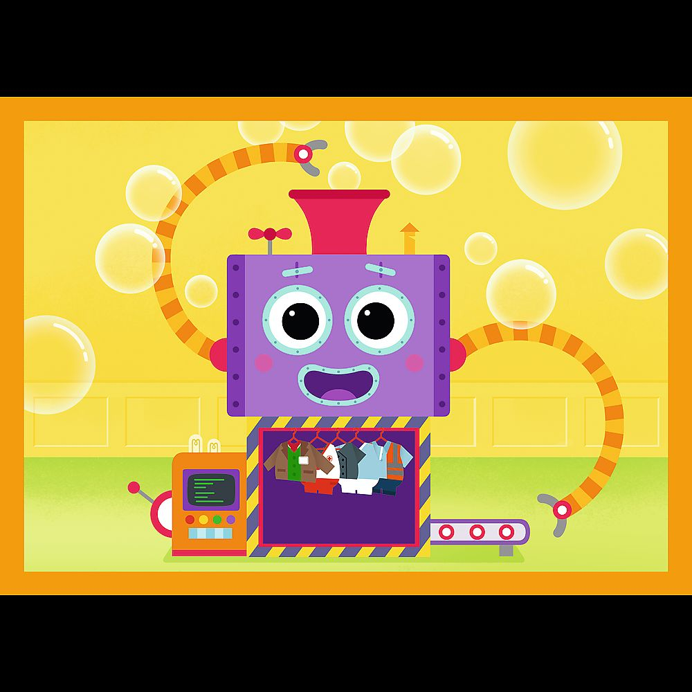 PUZZLE TREFL 4IN1 PLANETA MILO INTALNIRE CU MILO SI PRIETENII [5]