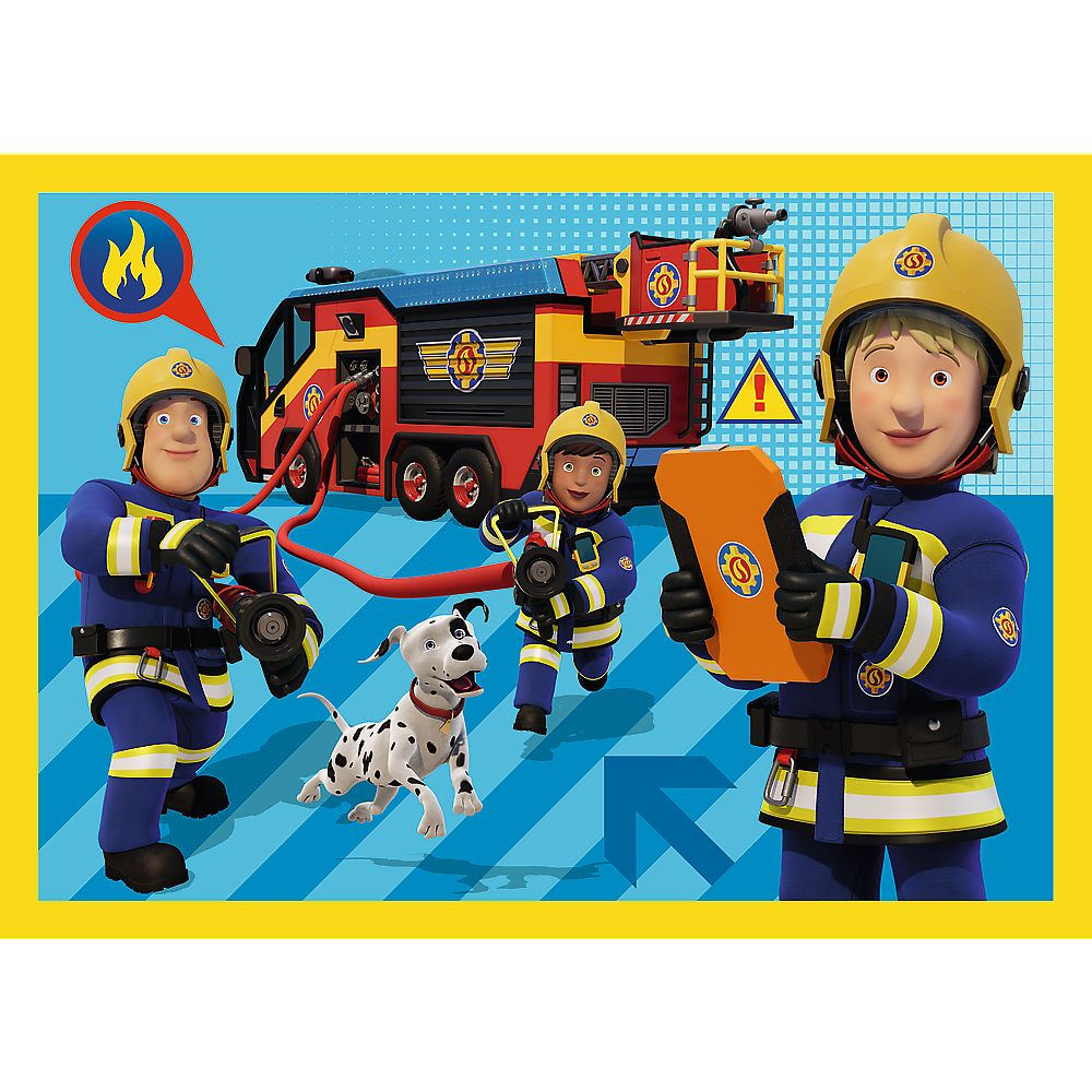 PUZZLE TREFL 4IN1 POMPIER CU SIRENA [3]