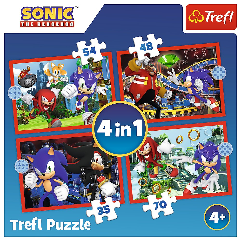 Puzzle Trefl 4 în 1 - Sonic: Aventurile lui Sonic [6]
