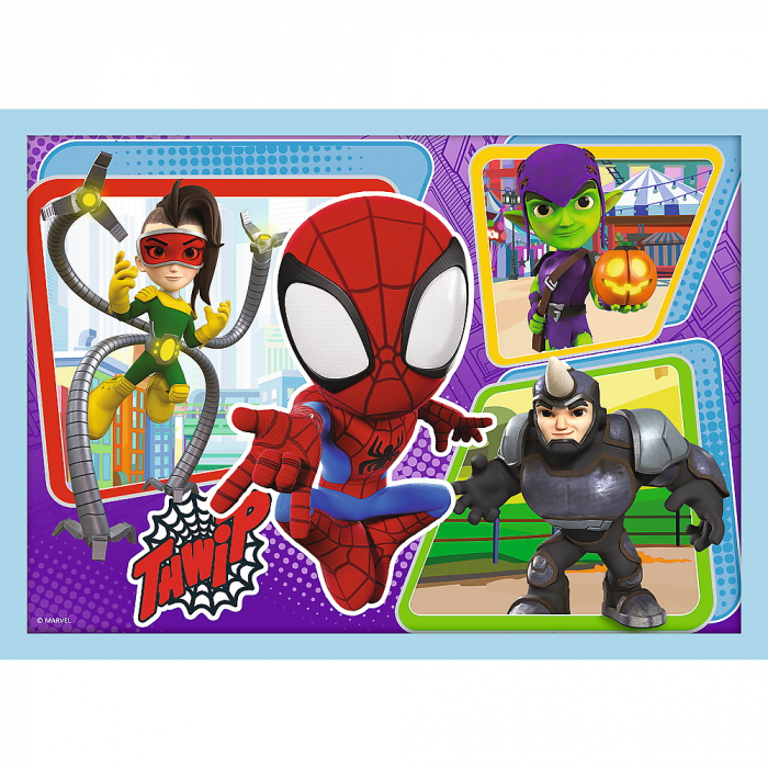 Puzzle Trefl 4in1 Spiday Echipa Spiday  [5]