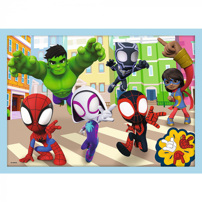 Puzzle Trefl 4in1 Spiday Echipa Spiday  [3]