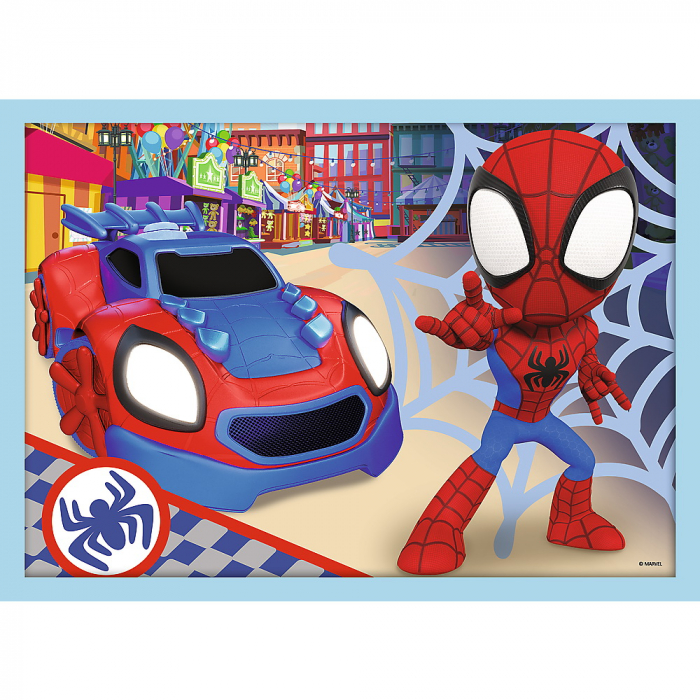 Puzzle Trefl 4in1 Spiday Echipa Spiday  [2]