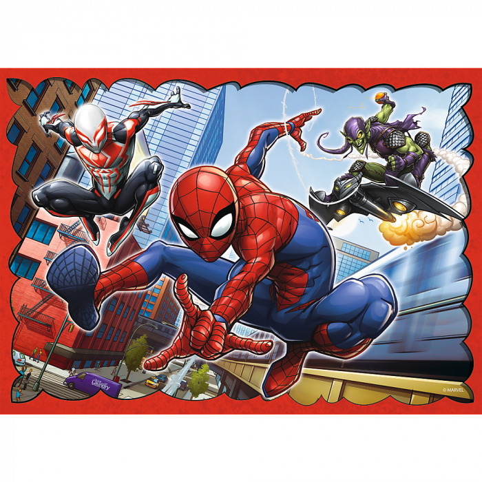 Puzzle Trefl 4 în 1 Spiderman - Eroul Spiderman  [3]