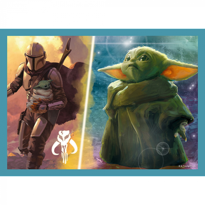 Puzzle Trefl 4 în 1 Star Wars - Mandalorianul  [2]