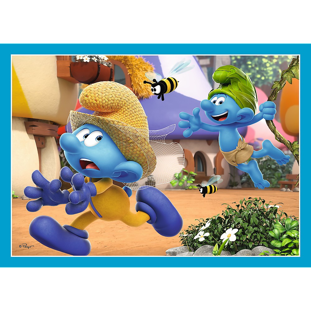 PUZZLE TREFL 4IN1 STRUMFII SATUL STRUMFILOR [4]