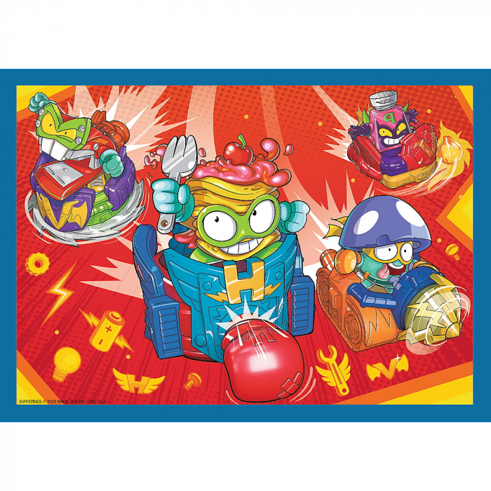 Puzzle Trefl 4in1 Super Things Super Acțiunea  [3]